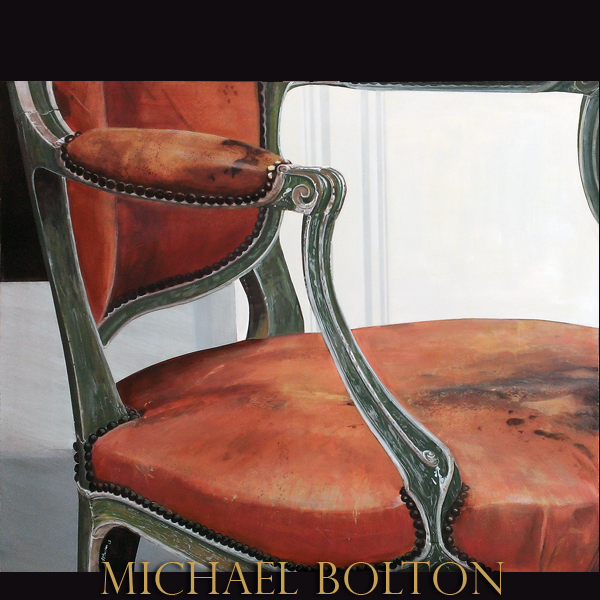 Louis XV Fauteuil - 38x32 - Acrylic on Board